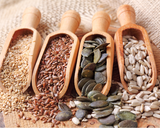 PCOS Seed Cycling Kit – 4 Premium Seeds for Hormonal Balance | Flax, Pumpkin, Sesame & Sunflower Seeds | 150g Each | Natural Seeds for Seed Cycling