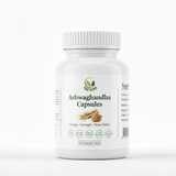 Pure Herbs Ashwagandha Capsules – 60 Capsules Pack | Organic Ashwagandha Root Extract for Stress Relief, Energy & Strength