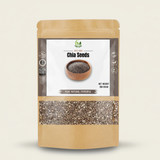 Chia Seeds 100g & Flax Seeds 100g Combo Pack – 100% Natural Superfoods for Energy, Digestion & Weight Management