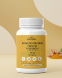 Turmeric Curcumin Capsules 500 mg With Black Pepper Extract for Better Absorption 60 Capsules | 100% Herbal Supplement
