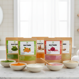 5 in 1 Herbal Face Care Combo – Orange Peel, Rice, Multani Mitti, Neem & Rose Powder | 100% Natural Skin Glow Pack