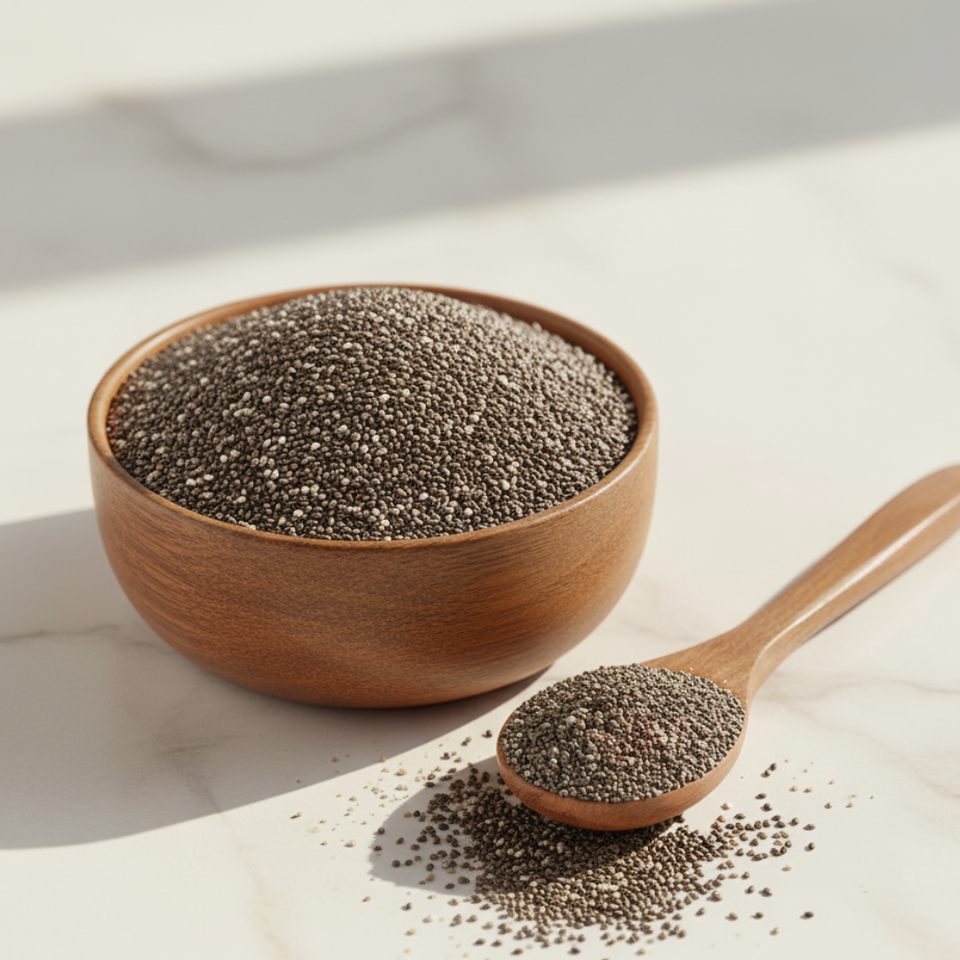 Chia Seeds 100g & Flax Seeds 100g Combo Pack – 100% Natural Superfoods for Energy, Digestion & Weight Management