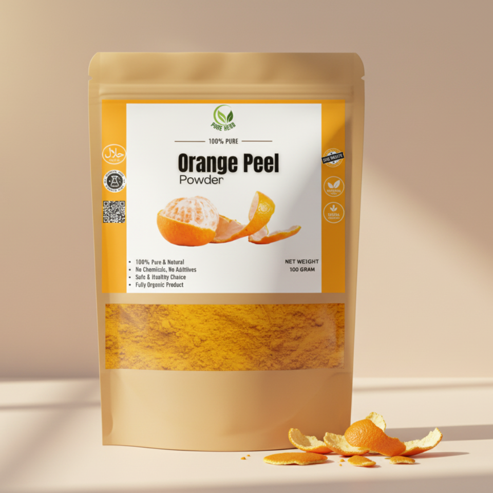 5 in 1 Herbal Face Care Combo – Orange Peel, Rice, Multani Mitti, Neem & Rose Powder | 100% Natural Skin Glow Pack