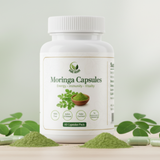Moringa Capsules 60 Count – 100% Pure Herbal Moringa Leaf Extract | Boost Energy, Strength & Immunity