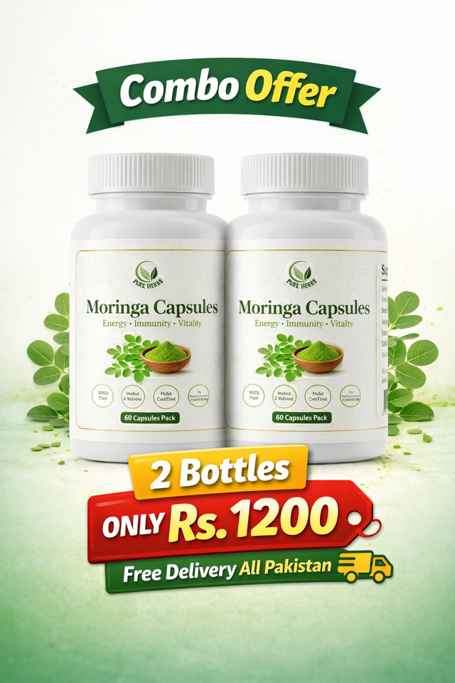 Moringa Powder Capsules Pack of 2