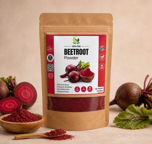 Pure Herbs Beetroot Powder – 100% Natural Skin Glow & Lip Tint Powder (100g)