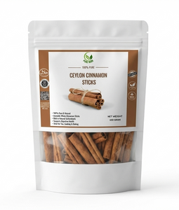 Ceylon Cinnamon Sticks (Dar Chini) – 100g