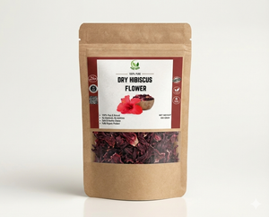 Dry Hibiscus Flower 50g | Hibiscus Flower Dry | Natural Hibiscus Leaves | Premium Quality Dry Hibiscus for Tea & Hair Care