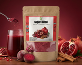 Super Blend Powder – Beetroot, Pomegranate Peel & Cinnamon | Energy, Blood Health & Glow Support