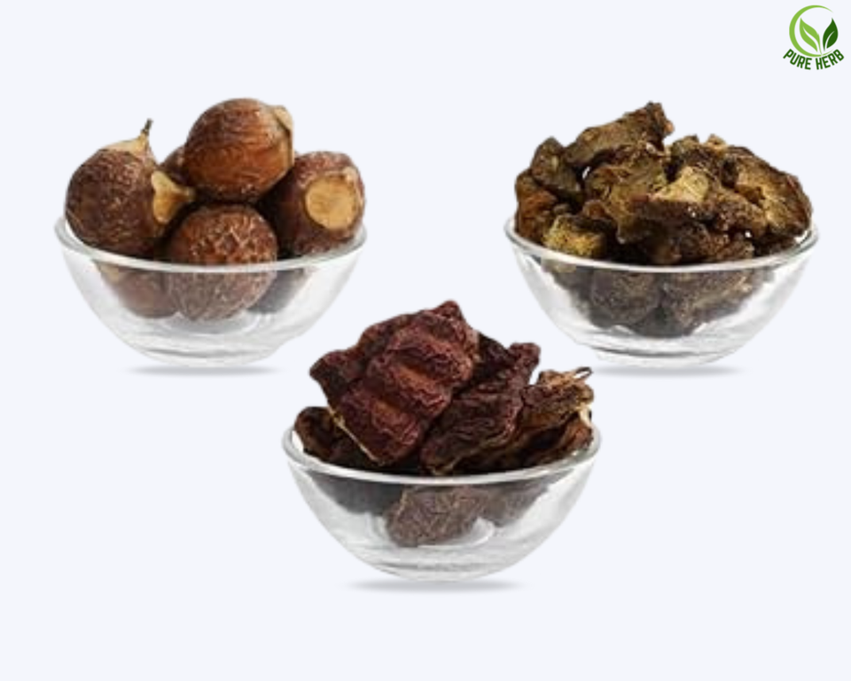 3-in-1 Herbal Hair Care Combo – Amla, Reetha & Shikakai Powder