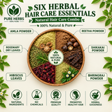 Complete Hair Ritual – 6-in-1 Herbal Hair Care Combo